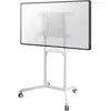 Image de Neomounts NS-M1250WHITE Chariot TV 94,0 cm (37) - 177,8 cm (70) rotatif, inclinable, support sur pied