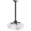 Image de Neomounts CL25-550BL1 Support plafond pour projecteur support de plafond, réglable en hauteur, rotatif, inclinable, mobile Distance sol/plafond (max.): 114.5
