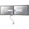 Image de Neomounts DS75-450WH2 Support de table pour écran 2 Écran(s) 43,2 cm (17) - 81,3 cm (32) blanc réglable en hauteur, inclinable, mobile, rotatif
