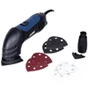 Image de FERM Ponceuse Delta 280W - Incl. 3 Papiers Abrasifs pour Pierre, Bois et Peinture