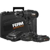 Image de FERM Perceuse combi sans fil 20V - 2 batteries 2.0Ah - Usage professionnel -