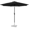 Image de Parasol Recanati Ø300cm - Parasol Haute Qualité Premium | Anthracite/Noir