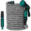 Image de Tuyau d’arrosage flexible 30m | Pistolet, buse et support mural incl.