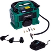 Image de Compresseur à batterie 20V et allume-cigare 12V | 1 Batterie 4.0Ah et chargeur incl.