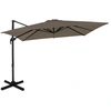Image de PARASOL CANTILEVER PISOGNE 300X300CM - PREMIUM PARASOL | TAUPE