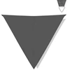 Image de Toile d'ombrage Triangle   Premium Haute qualité -   360 cm - Résistant à l'eau | Gris