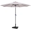 Image de Parasol Recanati Ø300cm - Premium Haute Qualité parasol - beige | Incl. Pied de parasol 20 kg