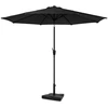 Image de Parasol Recanati Ø300cm   Premium Haute Qualité parasol   anthracite/noir | Incl. Pied de parasol 20 kg