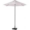 Image de Parasol Torbole - Ø200cm - Parasol Premium - Beige | Incl. Pied en béton 20 kg.