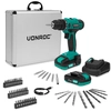 Image de Perceuse sans fil 20V | Incluant 2x 2.0Ah Battery, Charger, et 46 accessoires dans une valise premium