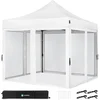 Image de Tente de réception - 3x3 m - Premium Easy-Up Tente de réception | Set incl. parois latérales en moustiquaire   Blanche