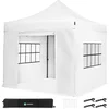 Image de Tente de réception Premium Easy-Up - 3x3 m | Ensemble incl. parois latérales - Blanche