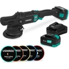 Image de PRO Dual Polisseuse Action 20 V   Ø 125 mm | Avec 2 batteries 4,0 Ah, Chargeur Rapide et 5 disques de polissages