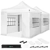 Image de Tente de réception - 6 x 3 m - Tente de réception Premium Easy-Up | Ensemble comprenant 2 tentes, des parois latérales et un kit de raccordement - Blanc
