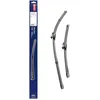 Image de DENSO Kit de balais d'essuie-glace plats (DF-053) Contient 2 pièces pour véhicule avec volant gauche. 650/400mm, silencieux, durable avec design aérodynamique - Essuie-glace OEM avec 2 ans de garantie