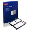 Image de Filtre d'habitacle DENSO (DCF563P) Filtre à pollen multicouche avec chambre de rétention, bloque les particules nocives entrant dans la voiture, large compatibilité - Produit de qualité OE