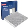Image de DENSO Filtre d'habitacle combiné (DCF385K) Filtre à air multicouche au charbon actif, bloque les particules nocives, les odeurs qui pénètrent dans la voiture, large compatibilité - Produit qualité OE