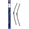 Image de DENSO Kit de balais d'essuie-glace plats (DF-414) Contient 2 pièces pour véhicule avec volant gauche. 550/550mm, silencieux, durable avec design aérodynamique - Essuie-glace OEM avec 2 ans de garantie