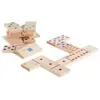 Image de BS Toys Dominos En Bois De Couleur GA278 - Jeu De Dominos En Bois - Jeu D'Intérieur Et D'Extérieur - Jeu En Bois Pour Enfants - Dominos Extra-Large - 28 Pièces - 18 X 7,5 X 1,5 cm