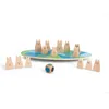 Image de BS Toys Jeu D'Équilibre Lapins en Bois - Jeu Éducatif Et Amusant - Renforce Compétences Motrices, Mmémoire De Travail Et La Reconnassiance des Couleurs - Adapté À Partir De 4 Ans - 2 Joueurs