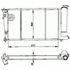 Image de NRF B.V. Radiateur moteur pour PEUGEOT: 306 & CITROËN: Xsara, ZX & SEAT: Ibiza & VOLVO: 850, 960 & ALPINA: B6 & MERCEDES-BENZ: Classe C (Ref: 54716)
