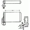 Image de NRF B.V. Radiateur de chauffage pour SKODA: Octavia & VOLKSWAGEN: New Beetle, Golf, Polo, Passat, Lupo, Golf Cabriolet, Vento, Caddy (Ref: 58622)