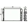 Image de NRF B.V. Radiateur moteur pour MERCEDES-BENZ: Classe CLK, Classe E, Classe CLS (Ref: 53829)