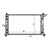 Image de NRF B.V. Radiateur moteur pour SAAB: 9-5 (Ref: 53844)