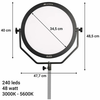 Image de Falcon Eyes Lampe Led Bi-Color Sophiez So-48TD
