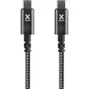 Image de Xtorm Câble USB-C Original 2 m   Charge Rapide Power Delivery 100 W & Transfert de Données 5 Gb/s   Nylon Tressé Robuste   USB-C vers USB-C   Noir   Compatible Smartphones, Tablettes, PC & Accessoires