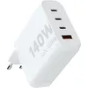 Image de Chargeur de maison Xtorm GaN2-Ultra, 140W, 4 ports, technologie GaN, Power Delivery & Quick Charge, chargeur multiport, ABS recyclé, compatible avec smartphone, tablette et ordinateur portable - Blanc