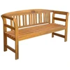 Image de vidaXL Banc de jardin 157 cm en bois d’acacia massif