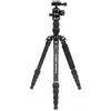 Image de Caruba Travelstar Aluminium Caméra Trépied - Léger trépied pour Appareil Photo - Rotule à 360 degrés pour Une Utilisation optimale