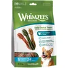 Image de WHIMZEES Brosses à Dents S, 24 Pièces   Taille S, Friandises pour Chiens de Petite Taille, Naturelles & sans Céréale, Végétariennes, sans Sucre Ajouté