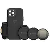 Image de PolarPro - LiteChaser - iPhone 12 Pro - Kit VND - Étui de Protection - Poignée correspondante - Filtre ND Variable - Bouchon d'objectif - Compatible avec Les objectifs Moment série M - MagSafe