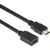Image de Rallonge club3D HDMI Fiche mâle HDMI-A, Prise femelle HDMI-A 5.00 m noir CAC-1320 4K UHD Câble HDMI