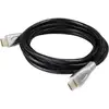 Image de Câble de raccordement club3D HDMI Fiche mâle HDMI-A, Fiche mâle HDMI-A 1.00 m noir, argent CAC-1311 4K UHD, feuille de blindage, certifié UL, connecteur
