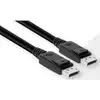 Image de Câble de raccordement club3D DisplayPort Fiche mâle DisplayPort, Fiche mâle DisplayPort 1.00 m noir CAC-2067 ignifuge, 8K UHD Câble DisplayPort