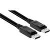 Image de Câble de raccordement club3D DisplayPort Fiche mâle DisplayPort, Fiche mâle DisplayPort 2.00 m noir CAC-2068 ignifuge, 8K UHD Câble DisplayPort