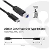 Image de club3D Câble USB USB 3.2 Gen1 USB-C® mâle, USB-B mâle 1.00 m multicolore CAC-1524
