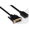 Image de Câble adaptateur club3D DVI / HDMI Fiche mâle DVI-D 24+1 pôles, Prise femelle HDMI-A 2.00 m noir CAC-1211 Câble DVI
