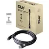 Image de Câble de raccordement club3D DisplayPort Fiche mâle DisplayPort, Fiche mâle DisplayPort 3.00 m argent CAC-1060 8K UHD Câble DisplayPort