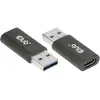Image de club3D Adaptateur USB USB 3.2 Gen1 USB-A mâle, USB-C® femelle 0 mm noir CAC-1525