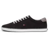 Image de Tommy Hilfiger Baskets Vulcanisées Homme Chaussures, Noir (Black), 41