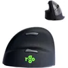 Image de R-Go HE mouse- Souris ergonomique - Modèle Vertical- Sans fil - Pour gaucher - Prévention Syndrome de la Souris et Epicondylite - Moyen (Longueur de la main 165-185mm) - PC/Tablet/Laptop - Noir