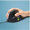 Image de R-Go Tools Souris Ergonomique R-Go HE Break avec logiciel de pause, droiter, grand (longueur de la main 185 mm), filaire, noir RGOHELA