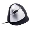 Image de R-GO Tools HE (RGOHELELA) Souris ergonomique USB Taille: L optique noir,argent 5 Boutons 500 dpi, 1500 dpi, 2000 dpi, 3500 dpi ergonomique
