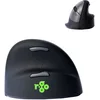 Image de R-Go HE Souris Ergonomique sans Fil, Bluetooth 5.0, Clic Silencieuse, avec indicateur de Pause, Anti-Tendinite, Souris Verticale Rechargeable, 2400 DPI réglable et 5 Boutons, Noir
