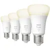 Image de Philips Hue Lot de 4 ampoules LED 871951431914100 CEE: F (A - G) Hue White Viererpack 4x800lm 60W E27 36 W blanc chaud