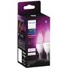 Image de Philips Hue Ampoule à LED (extension) 871951435671900 CEE: G (A - G) Hue White & Col. Amb. Doppelpack 2x470lm E14 5.3 W de blanc chaud à blanc froid